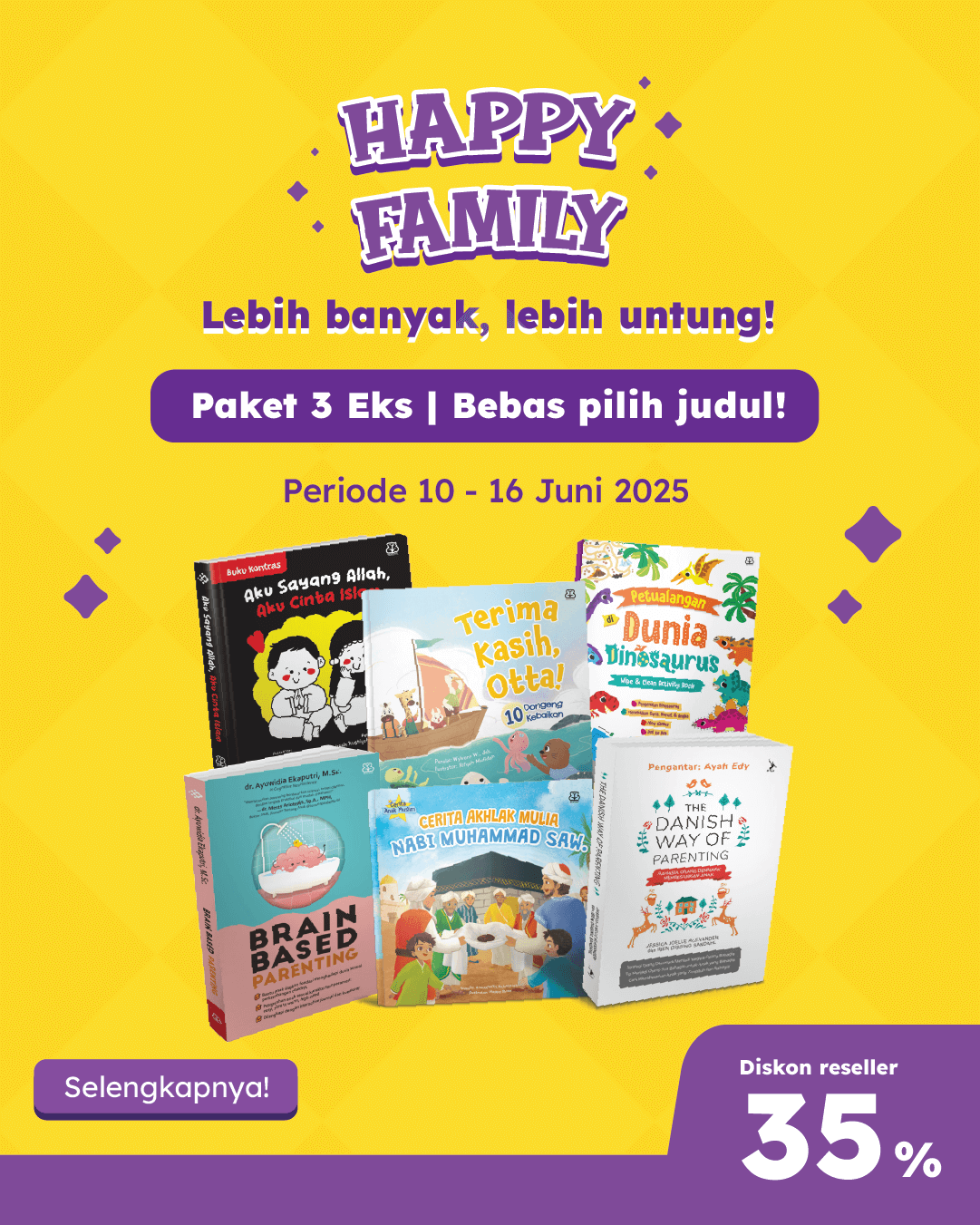 HAPPY FAMILY BELI 3 TAMBAHAN 5 PERSEN