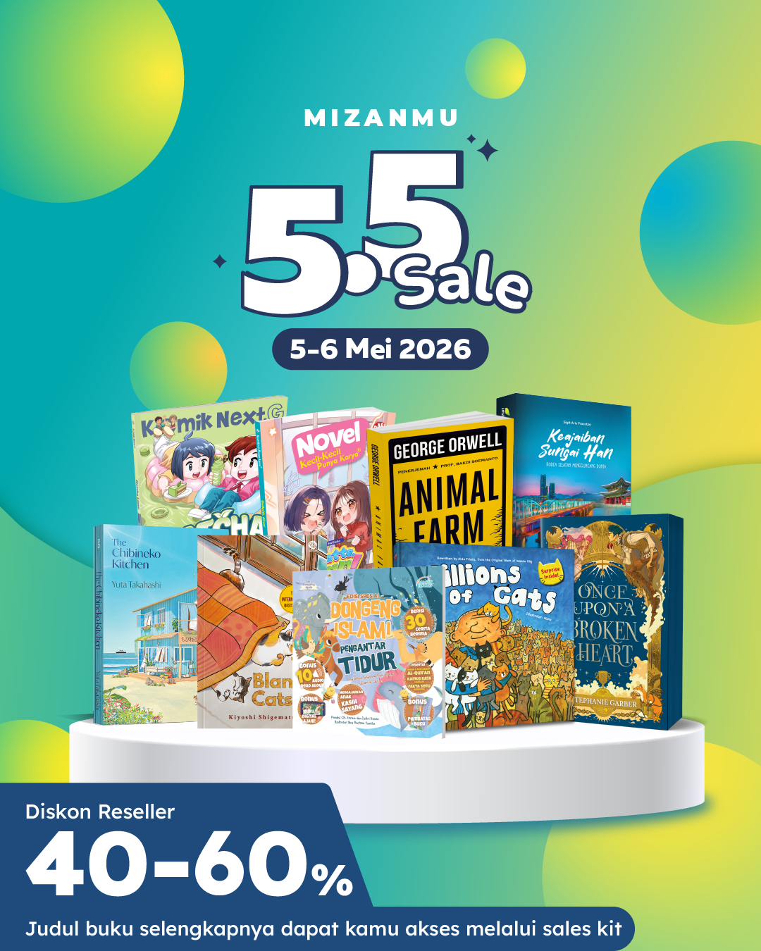 5.5 SALE 40 - 60 PERSEN