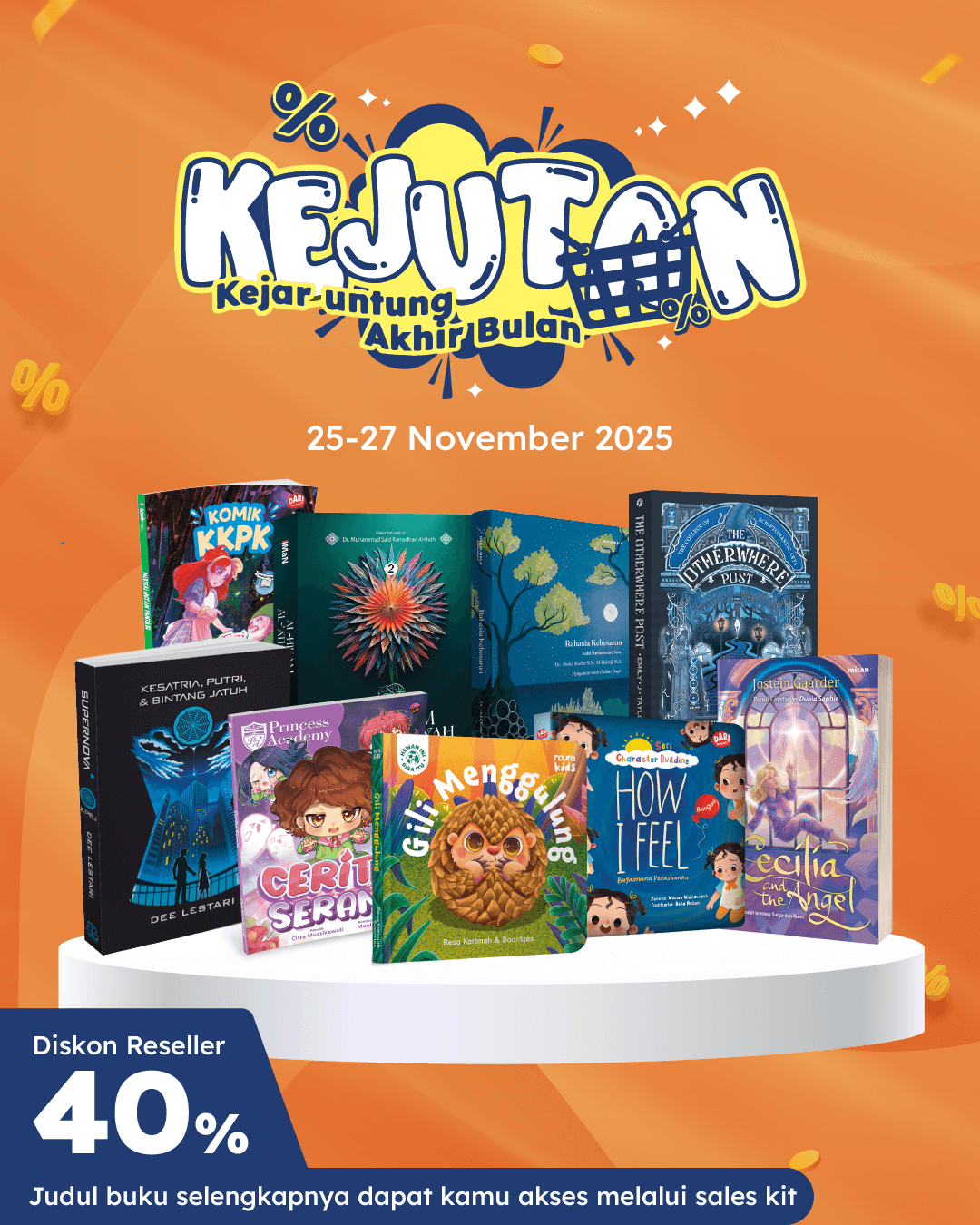 KEJUTAN NOV 40 PERSEN