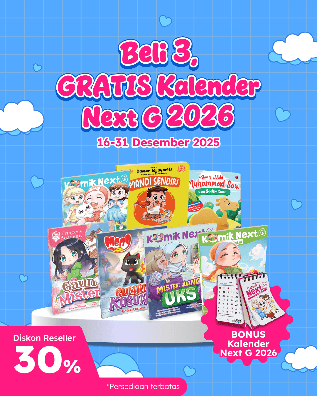 BELI 3 DAPAT KALENDER 2026