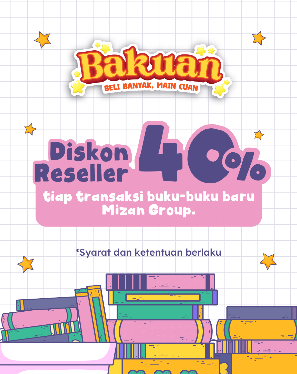 BAKWAN DISKON 40 PERSEN