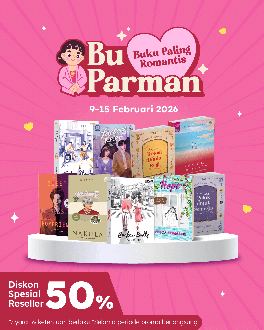 BUPARMAN 50 PERSEN