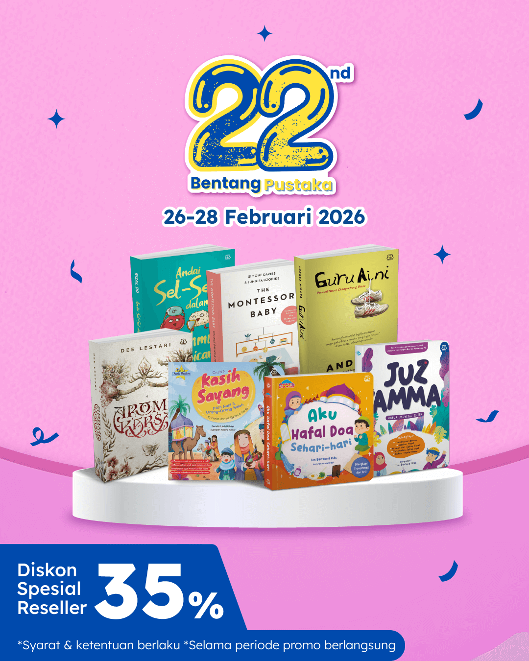22 TAHUN BENTANG PUSTAKA