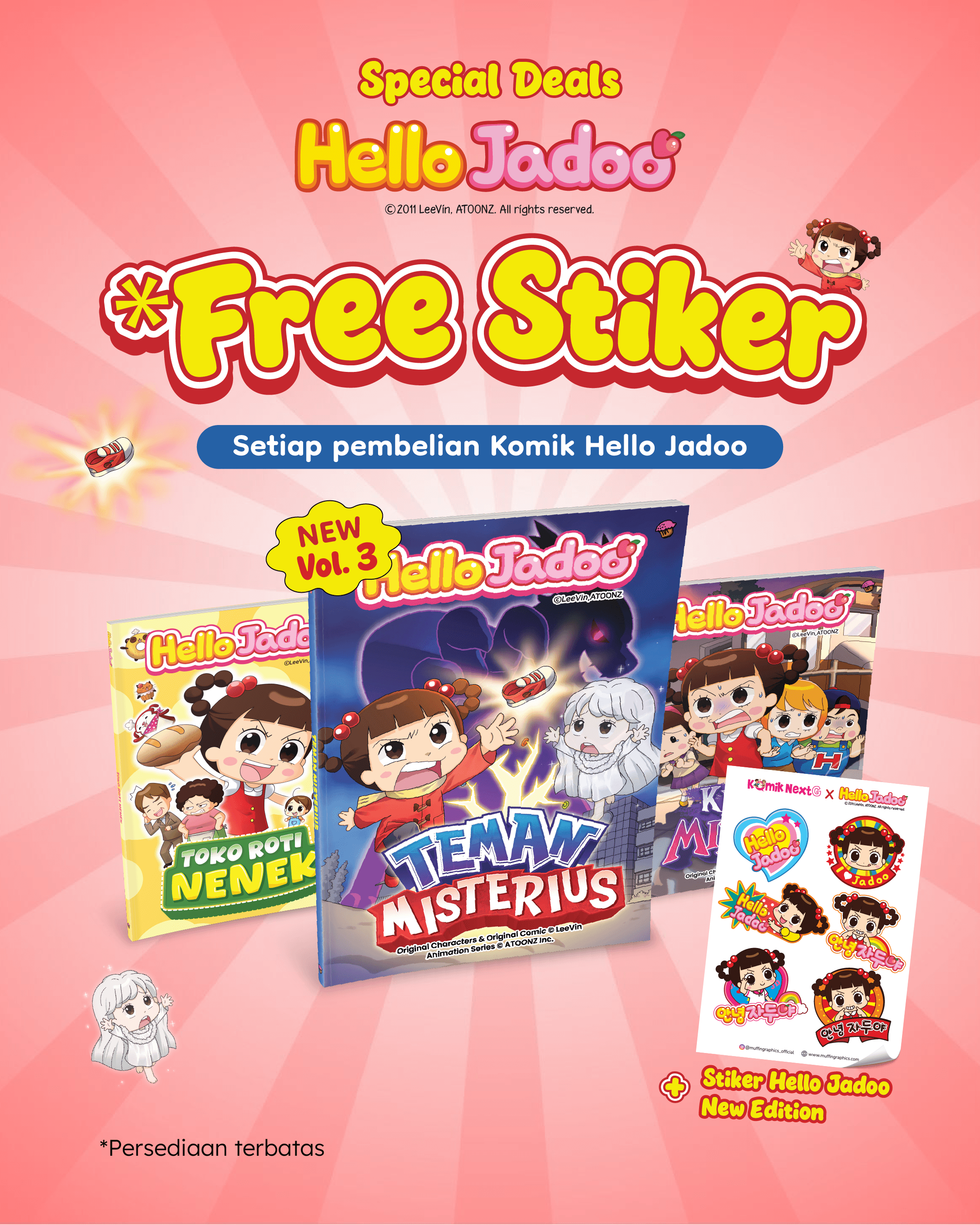 HELLO JADOO FREE STIKER