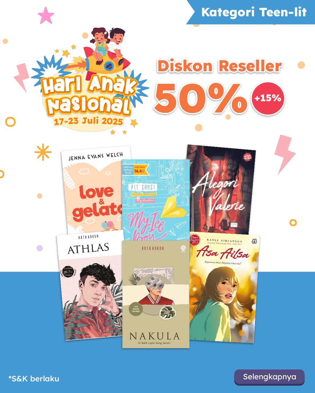 HARI ANAK NSIONAL KATEGORI TEEN LIT