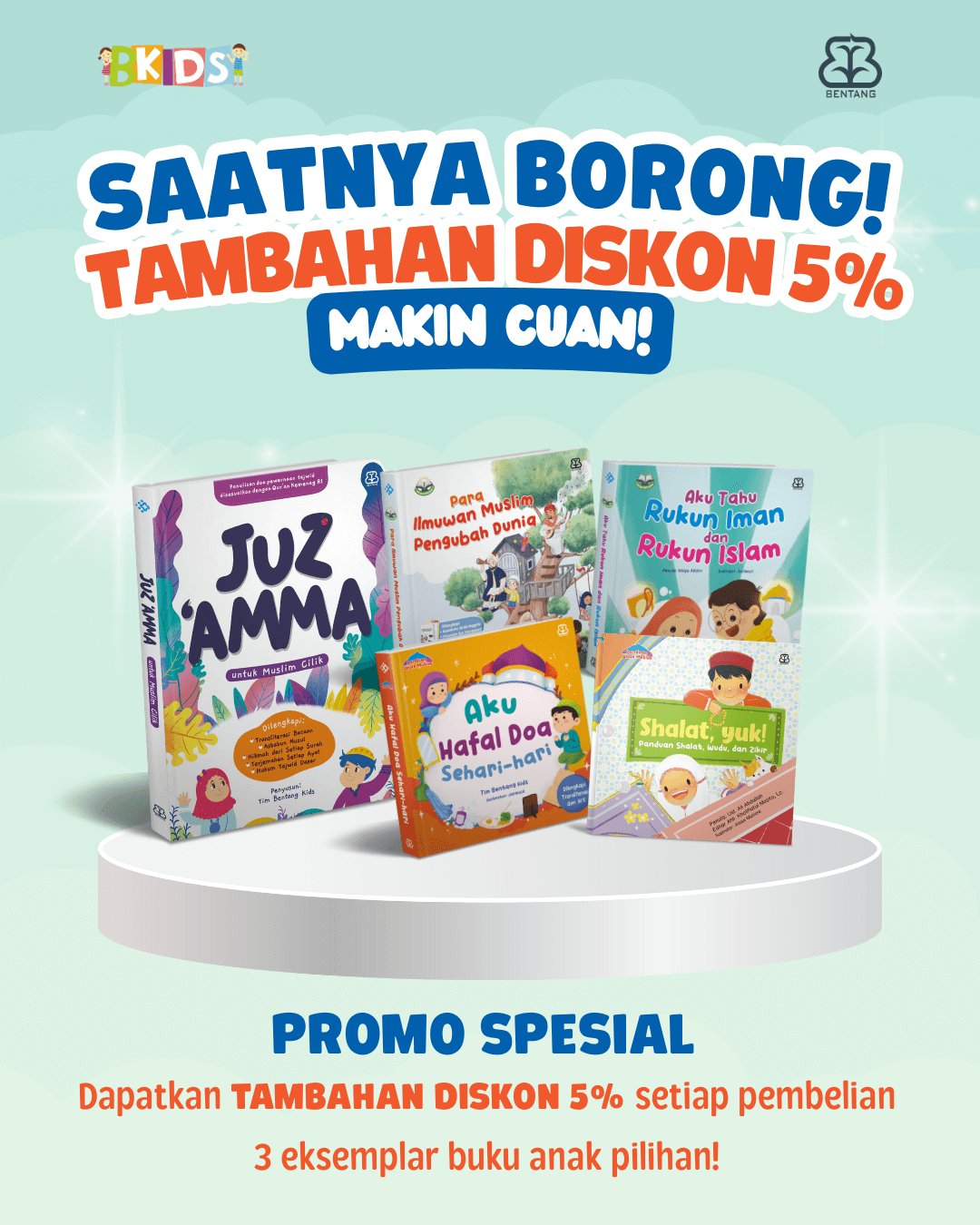 BENTANG BELI 3 TAMBAHAN 5 PERSEN