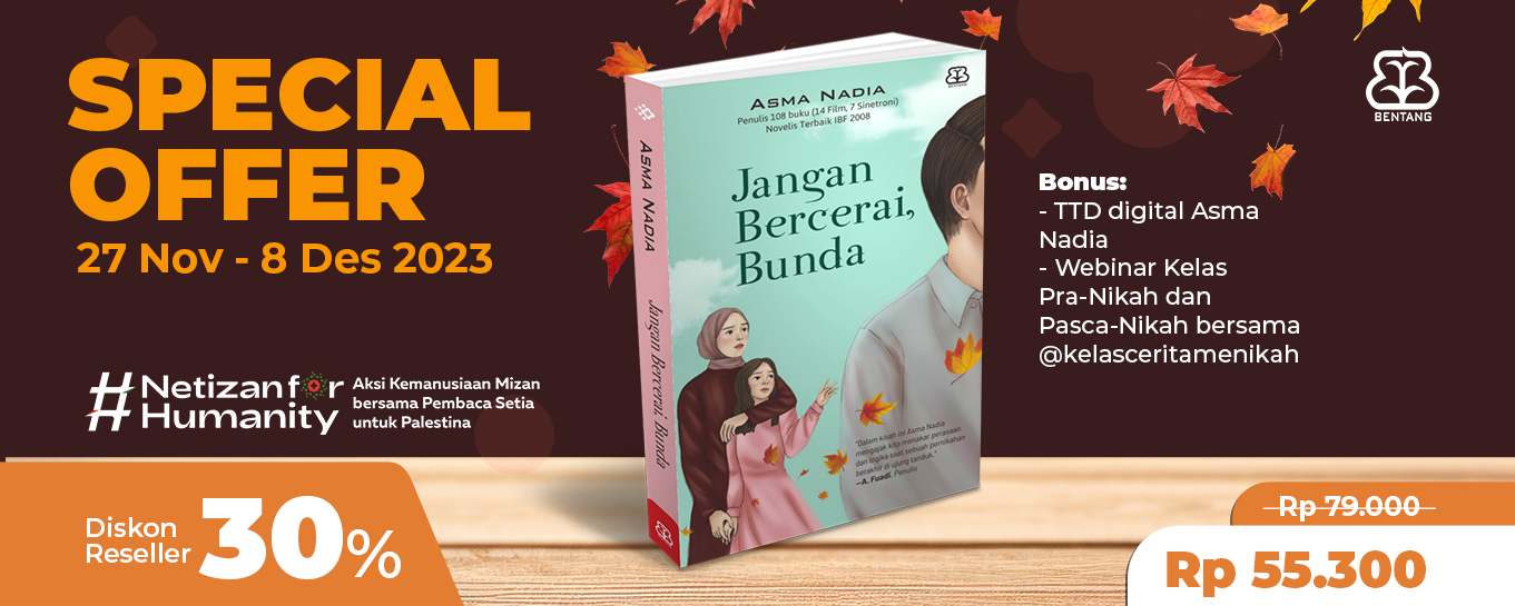 PAKET SATUAN JANGAN BERCERAI BUNDA BONUS TANDA TANGAN